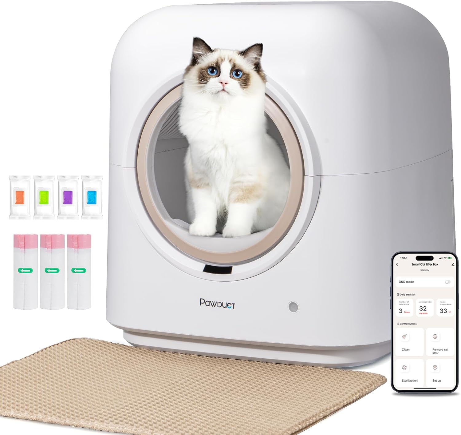 Automatic Self Cleaning Cat Litter Box I3478