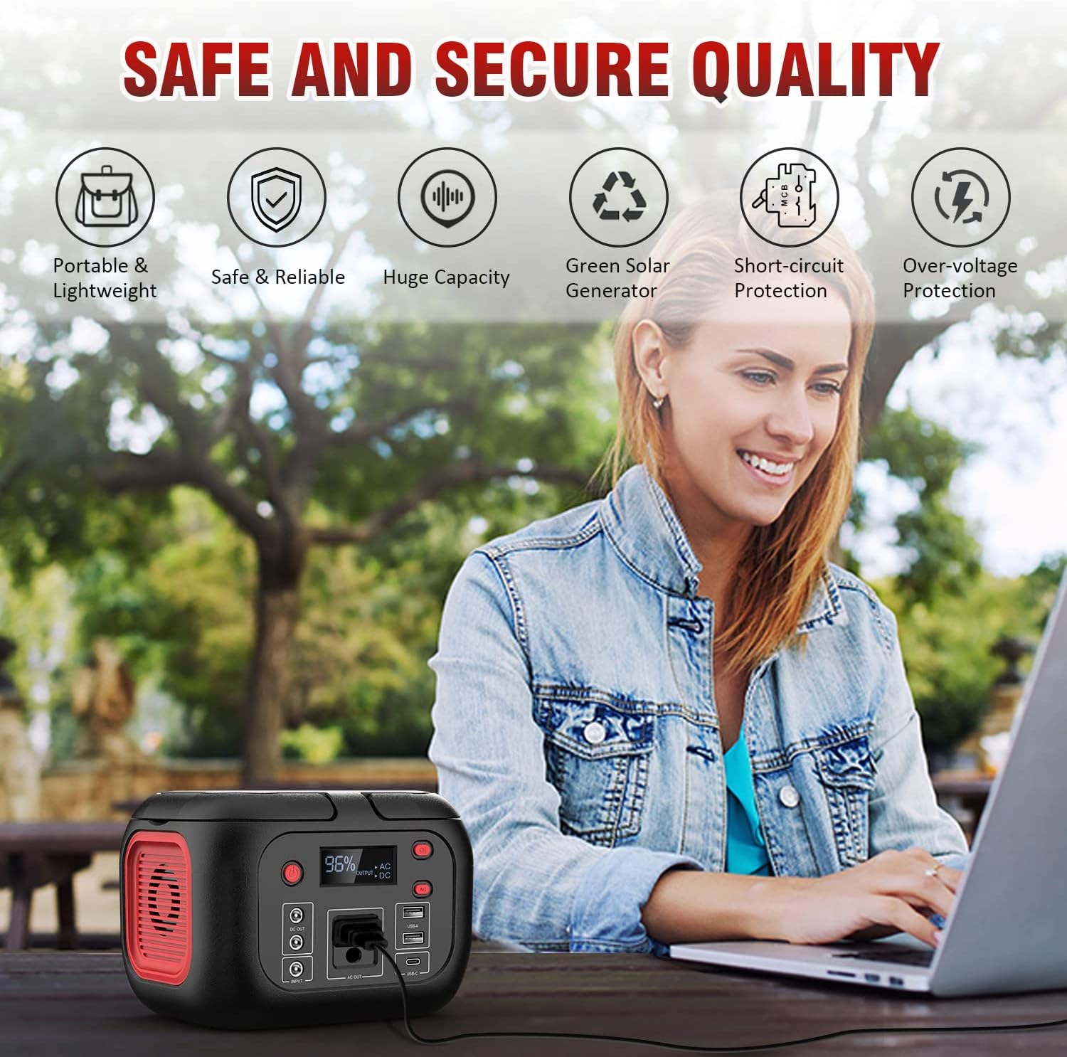 42000mAh 200W Power Bank with AC Outlet E547043
