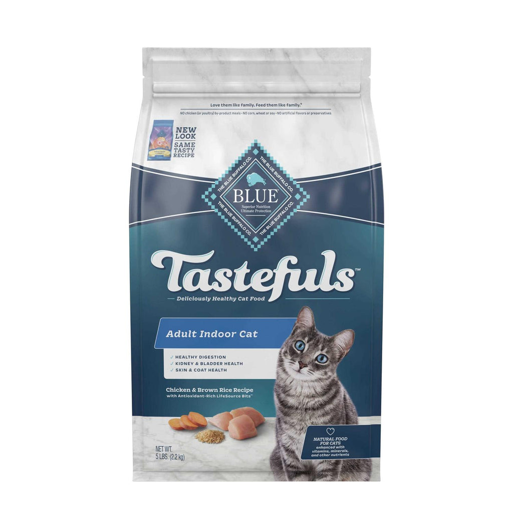 Blue Buffalo Indoor Health Adult Cat Food Chicken & Brown Rice Recipe D3383