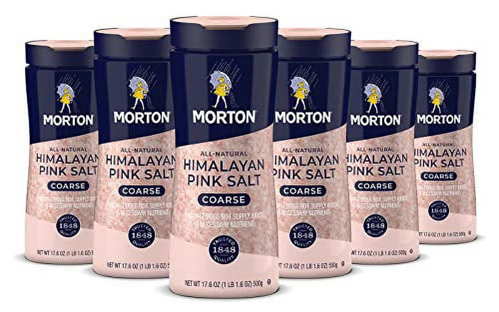 All-Natural Himalayan Pink Salt Coarse 17.6 Ounce Pack of 6 X909438