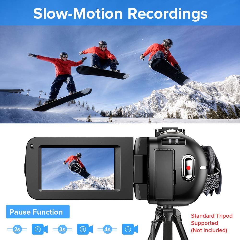 2.7K Ultra HD Digital Video Camera with Microphone U432