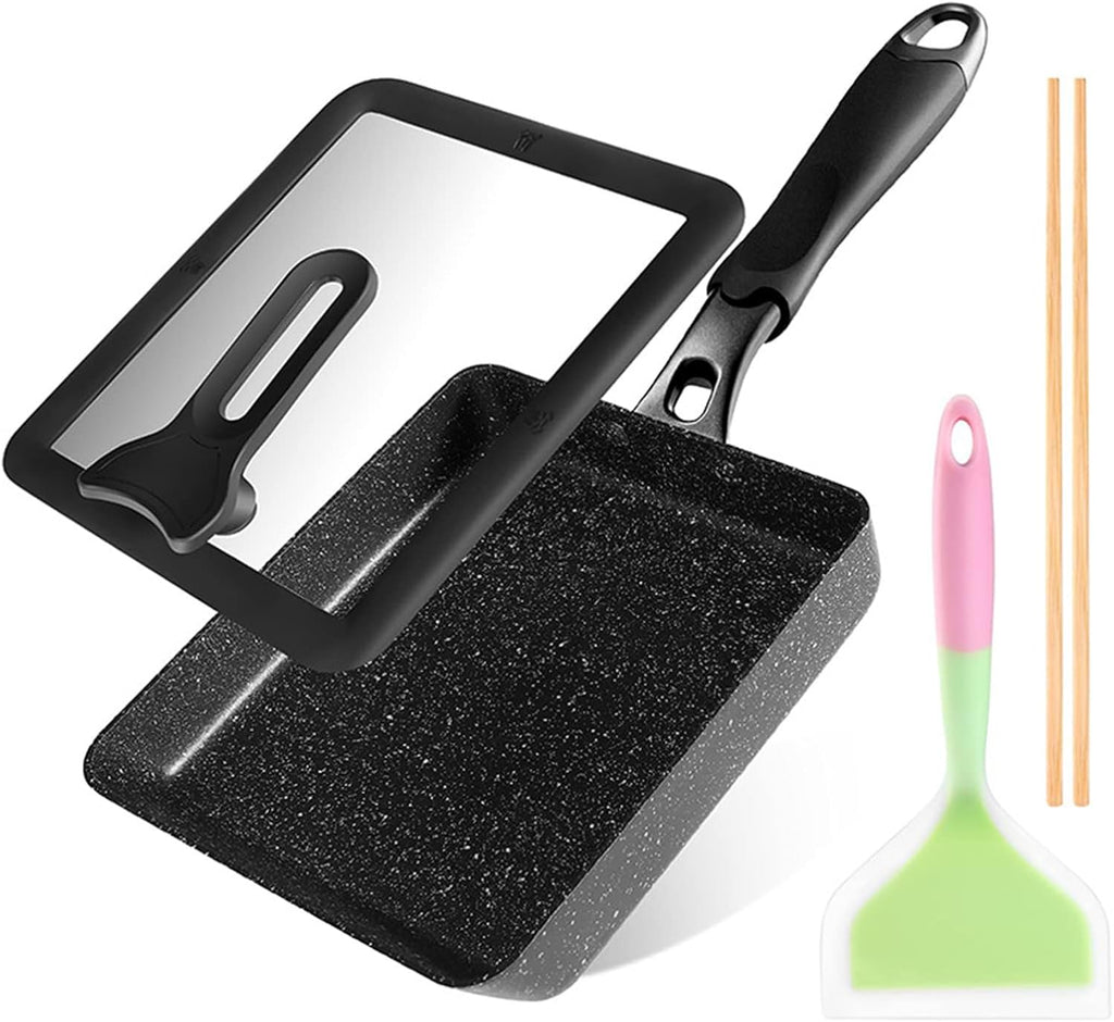 Nonstick Square Tamagoyaki Pan with Lid Y8313