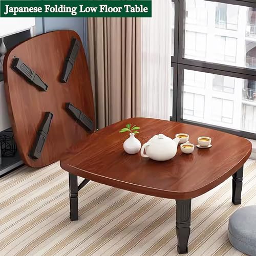 Square Wood Folding Floor Table A112575