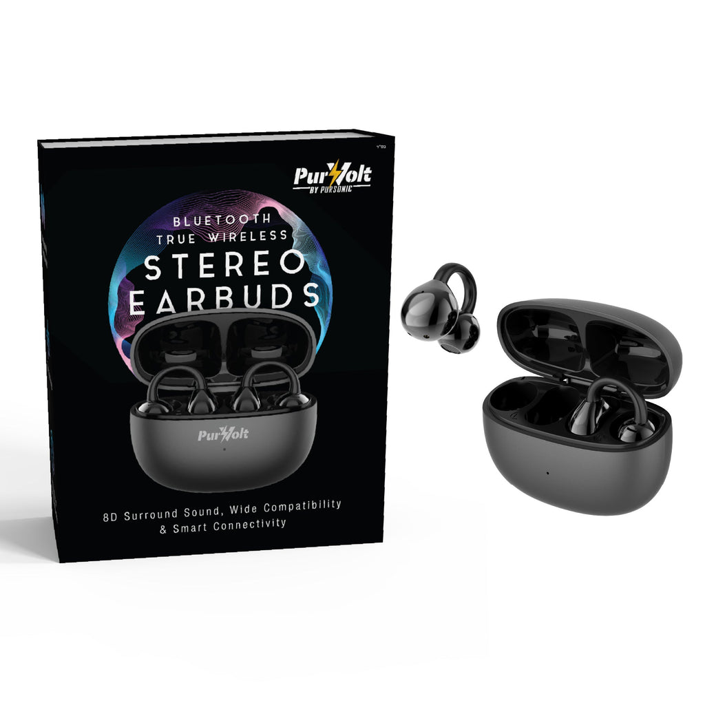 Pursonic True Wireless Stereo Earbuds – Immersive Sound, Compact Design, All-Day Comfort