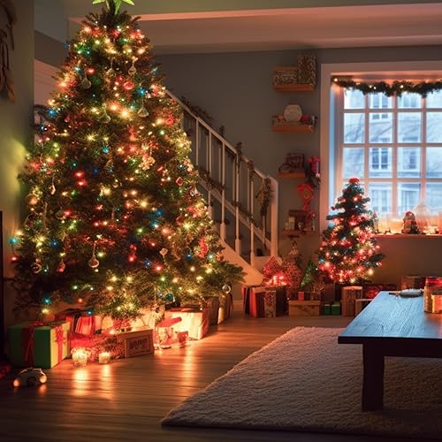1000 LED 328FT Purple Orange String Lights T189