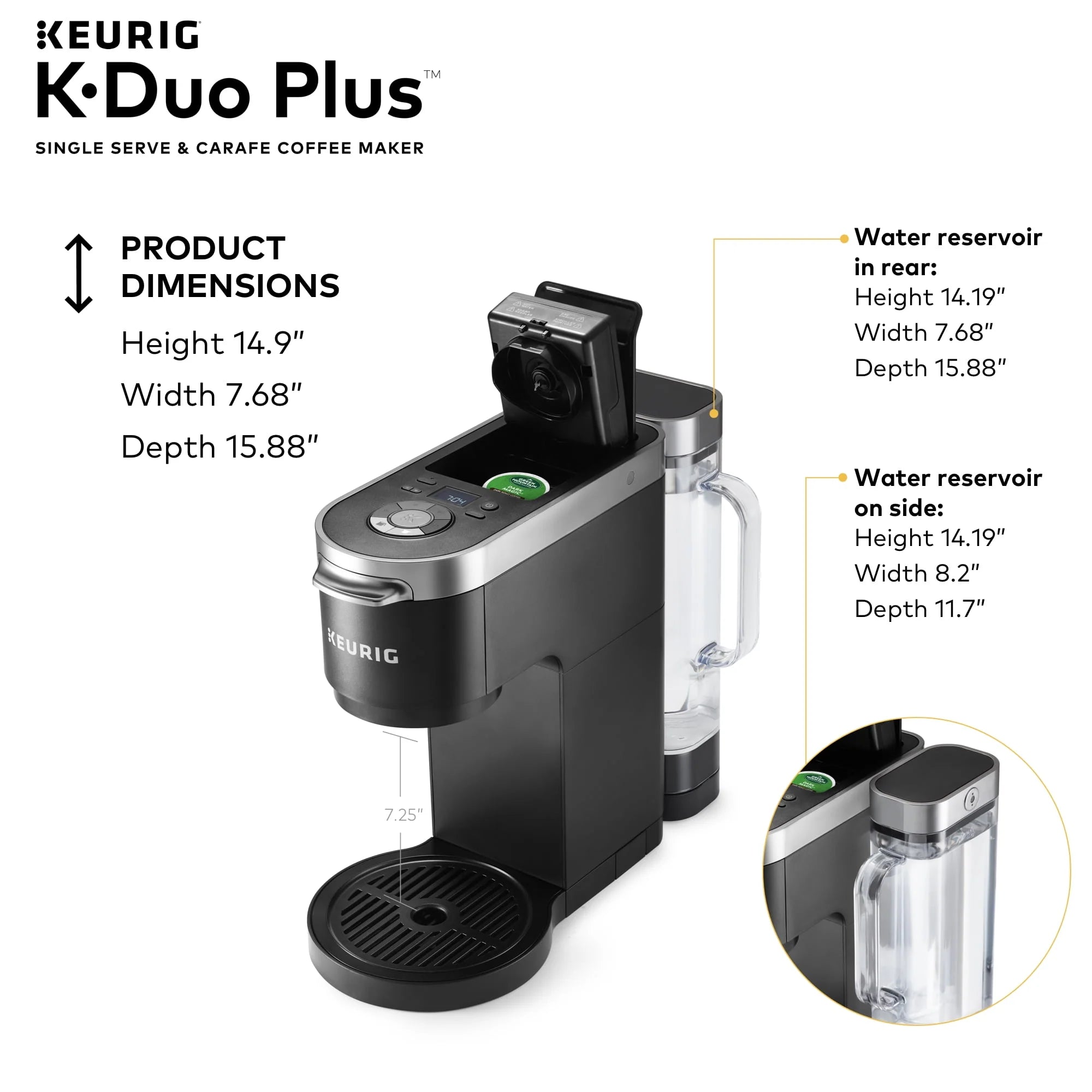 Single Serve & Carafe Coffee Maker S664