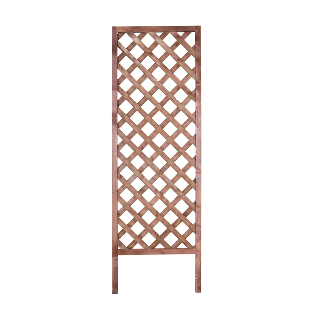 Walnut-Tone Diamond Lattice Trellis K5157