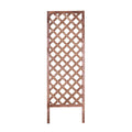 Walnut-Tone Diamond Lattice Trellis K5157