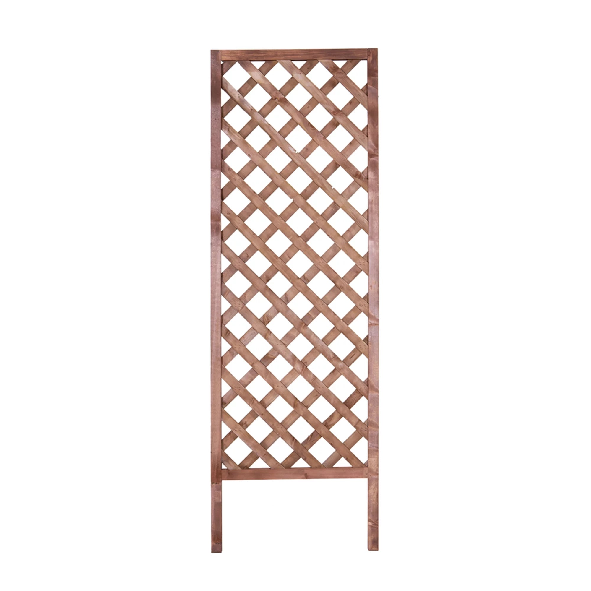 Walnut-Tone Diamond Lattice Trellis K5157