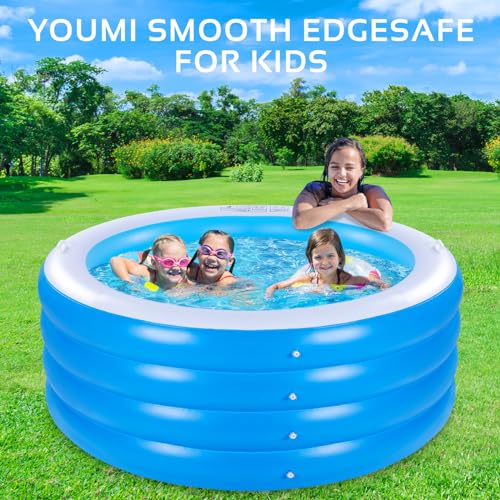 Large Deep Round 70"x30" Inflatable Swimming Pool (Pink) U73616