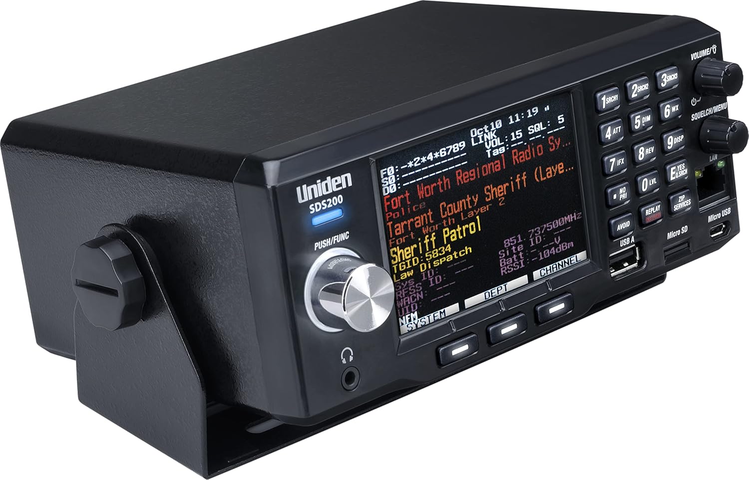 Uniden SDS200 True I/Q TrunkTracker X Base/Mobile Digital Scanner N93786