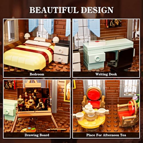 1445 PCS Building Set with LED Light U8862