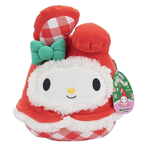 8-Inch Hello Kitty & My Melody 2 Pack Plush Stuffed Animal Toy X1240
