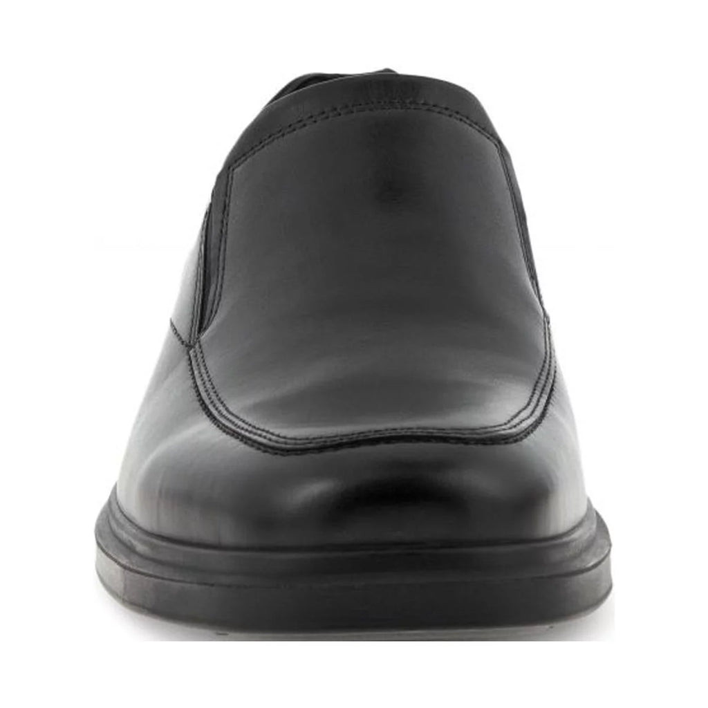 Black Leather Slip-on Shoes D313