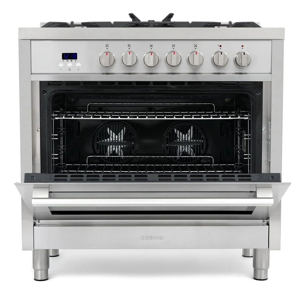 Stainless Steel Dual Fuel Range with Convection Oven I920