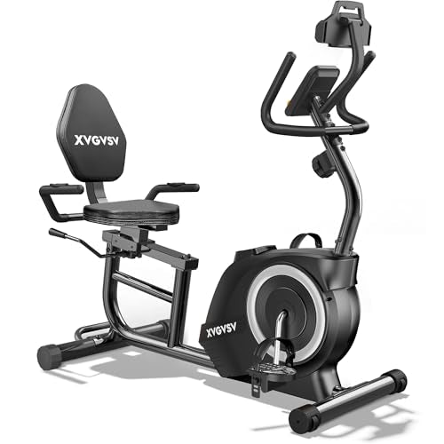 Recumbent Exercise Bike, 16-Level Resistance, Adjustable Seat, 400LB Capacity G31925