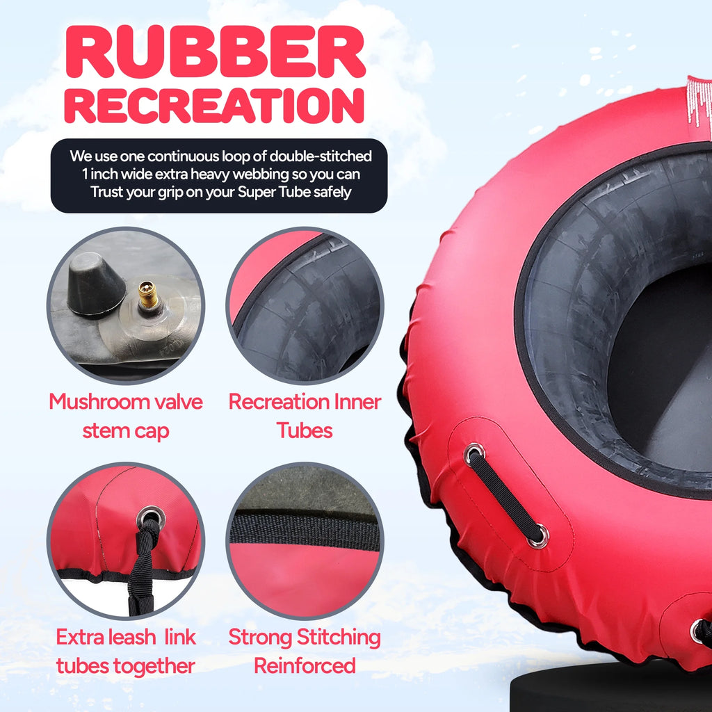 Red Heavy Duty Inflatable River Tube L74531