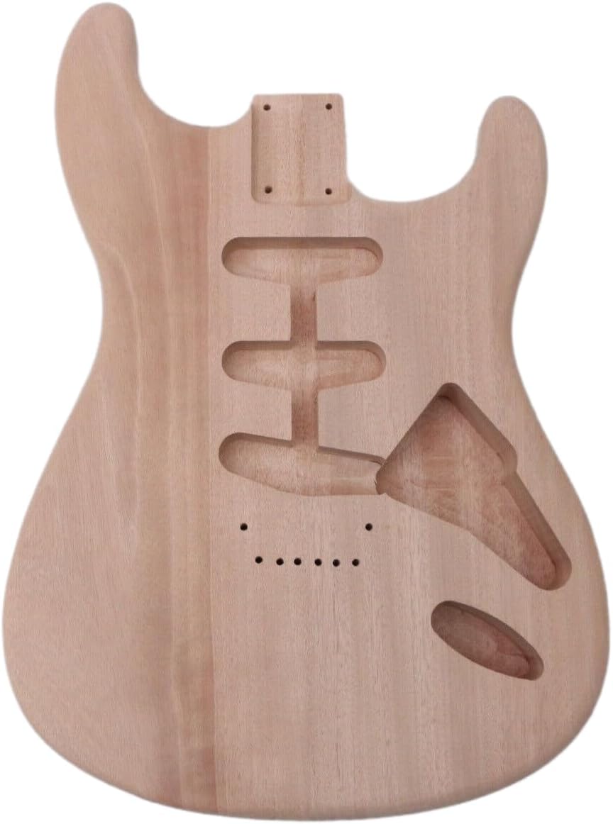 Unfinished Mahogany Electric Guitar Body F84941