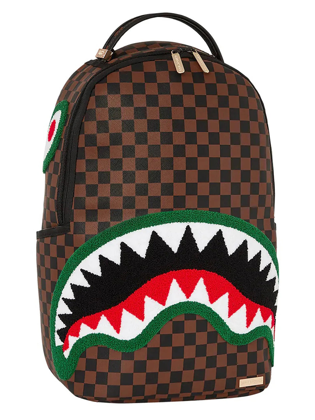 Brown Chenille Backpack F5140