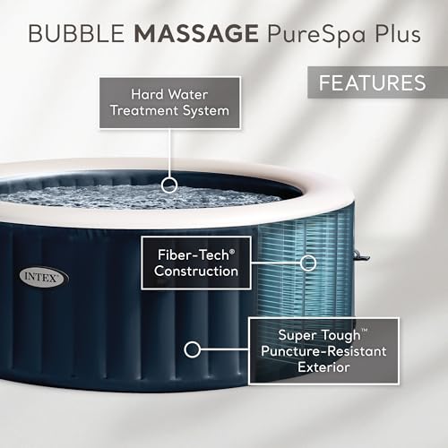 6 Person Capacity 85" x 28" Spa Set with Spa Cover N603