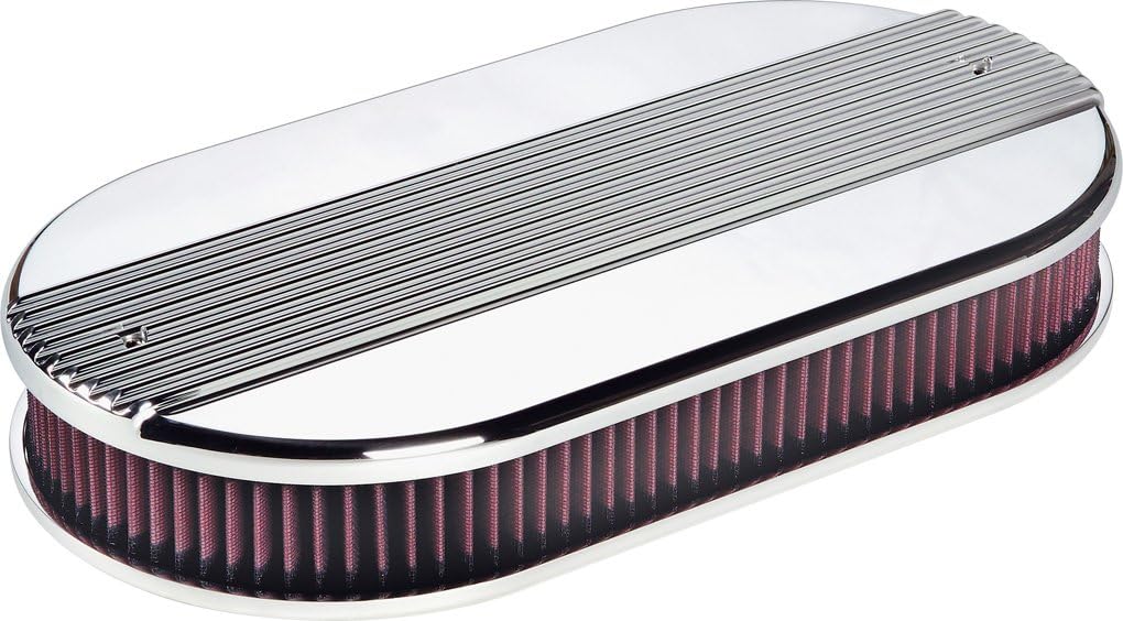 Oval Ribbed Dual Quad Air Cleaner D29024