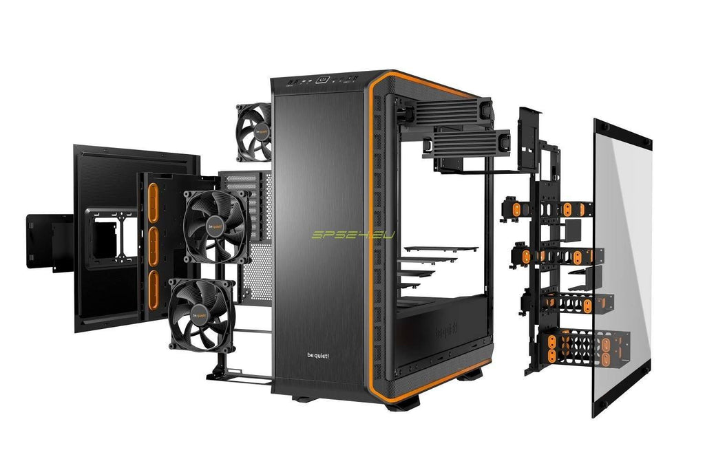 Orange Full-Tower Case X1542