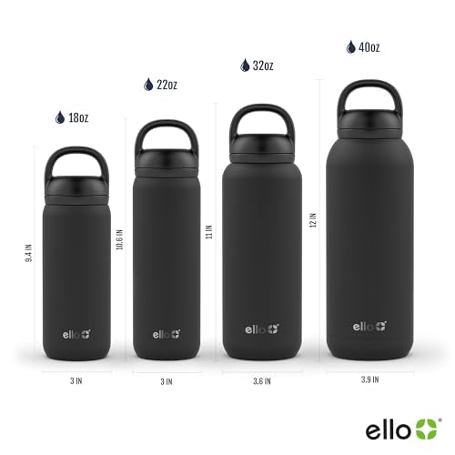 18oz Kids Stainless Steel Water Bottle with 2 Lids G40460