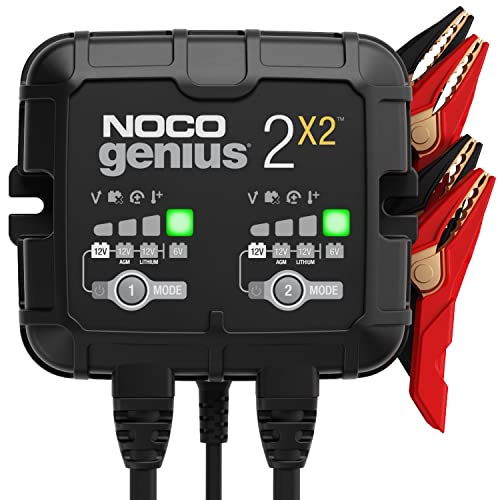 4A 2-Bank Smart Battery Charger for Lead-Acid & Lithium R827