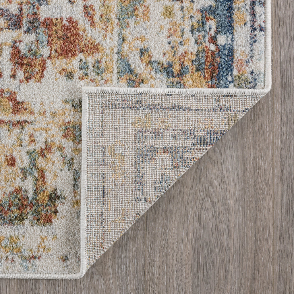 5x7 Area Rug Navy Cream D793954