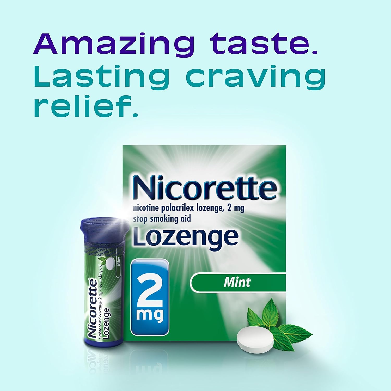 2 mg Mint Flavor Nicotine Lozenges 144 ct F931230