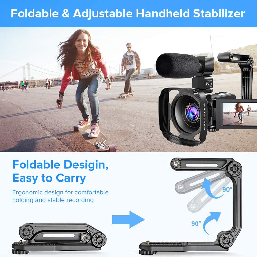 2.7K Ultra HD Digital Video Camera with Microphone U432