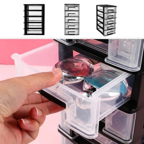 4 Drawer Plastic Desk Organizer V340