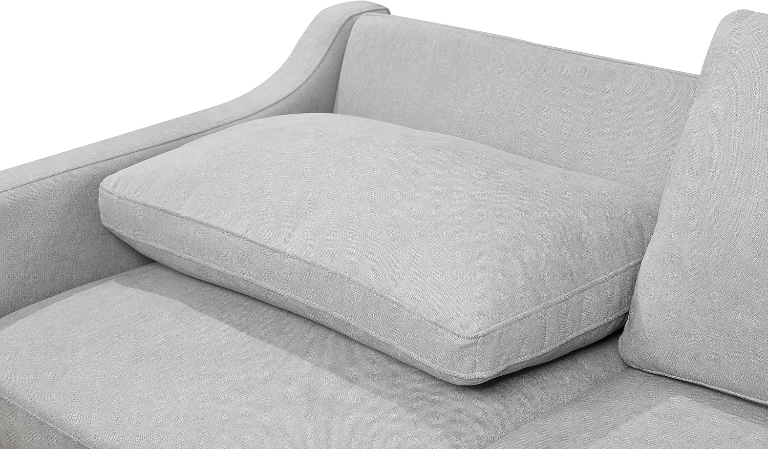 Light Gray Queen Sleeper Sofa Bed with Pullout Bed Z29480