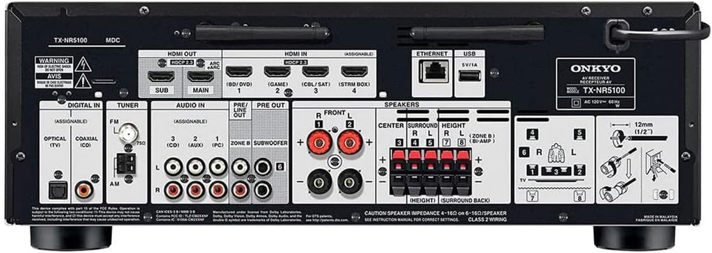 7.2 Channel Network A/V Receiver Black Z363