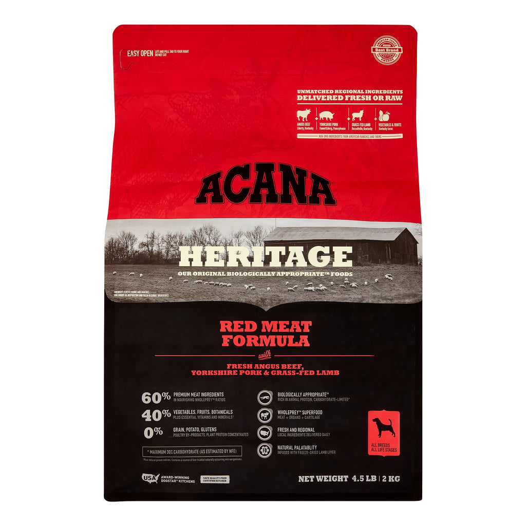 Grain-Free Beef, Pork & Lamb Dry Dog Food, 4.5 lb R68625