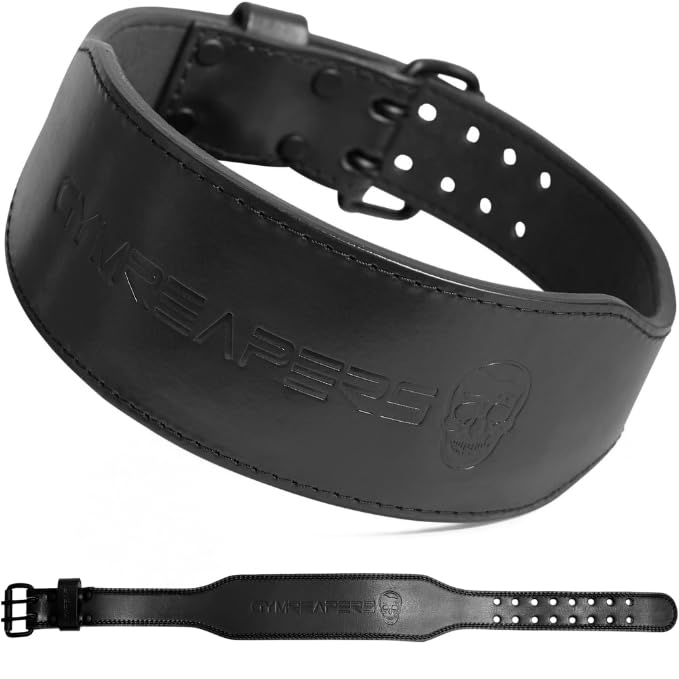 7MM Heavy Duty Pro Leather Weight Lifting Belt B4129