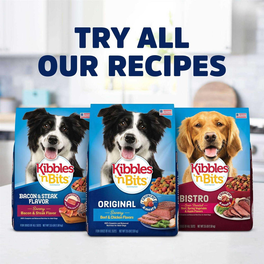 Mini Bits Bacon & Steak Flavor Dry Small Breed Dog Food J21276