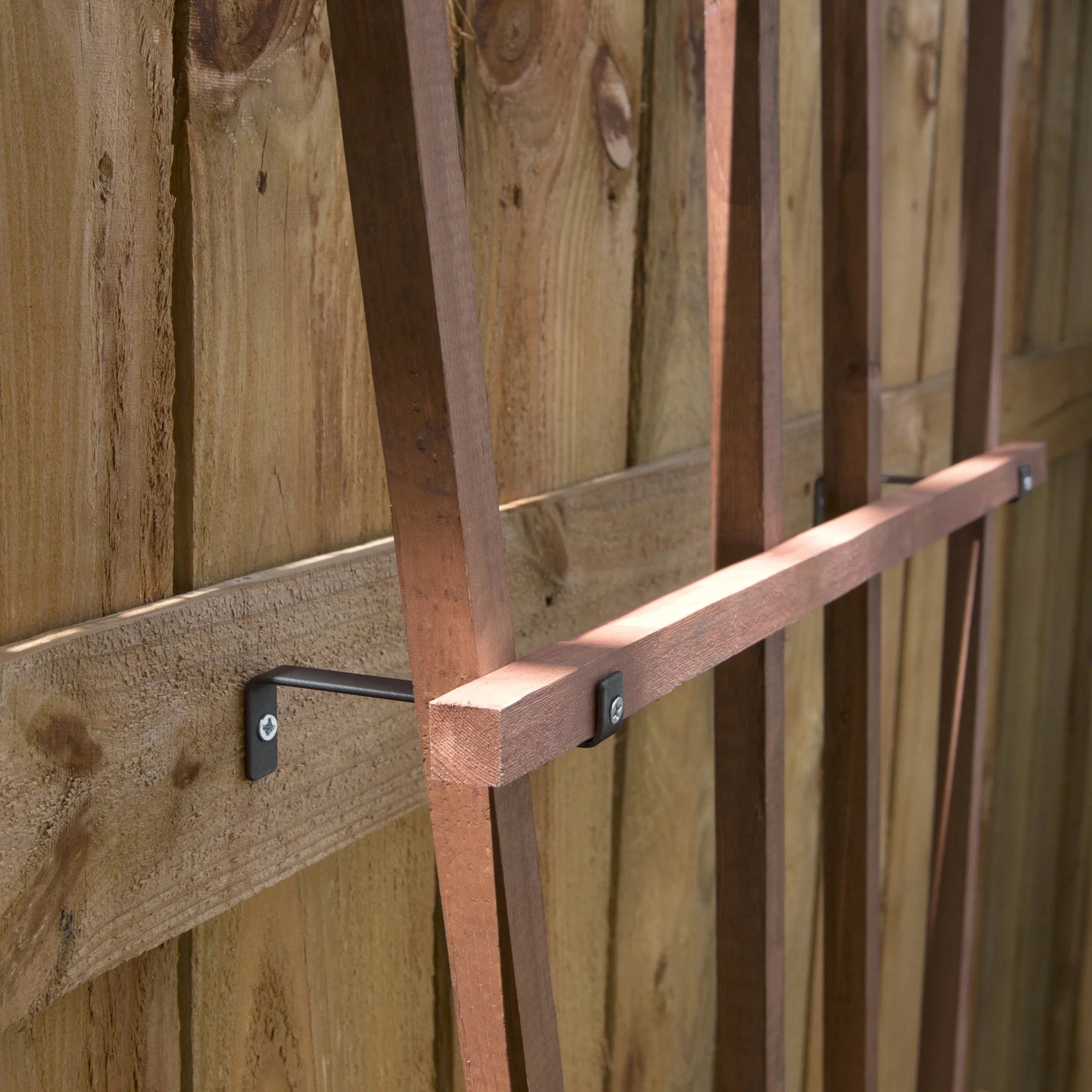 Walnut-Tone Diamond Lattice Trellis K5157