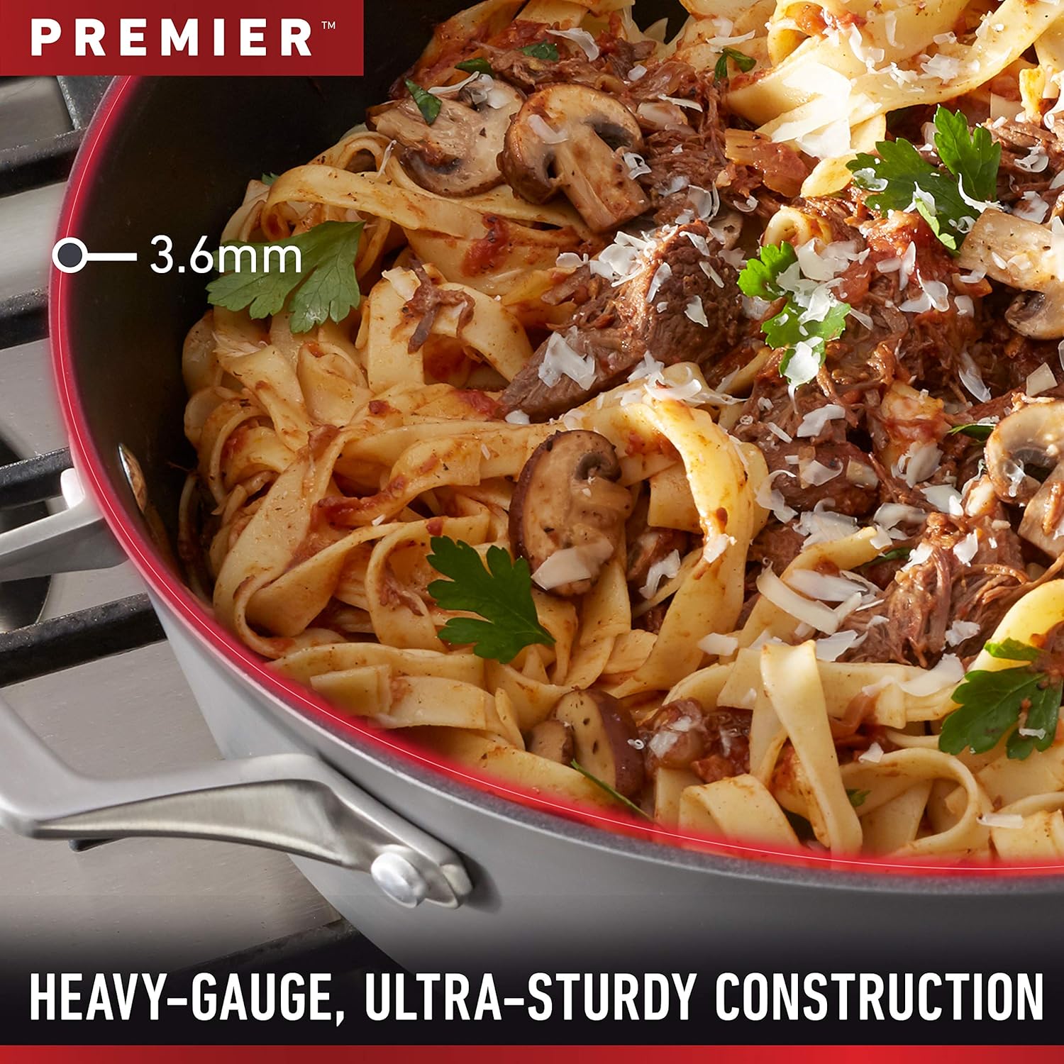 Premier Hard-Anodized Nonstick 10-Inch Frying Pan L2160