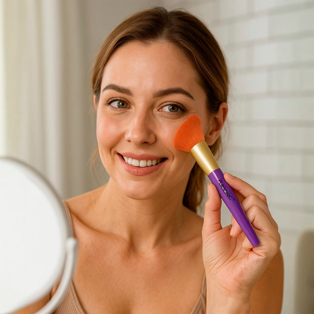 Flawless Skin & Makeup Prep Kit – Brush Set, XL Clean Face Towels & Konjac Sponge