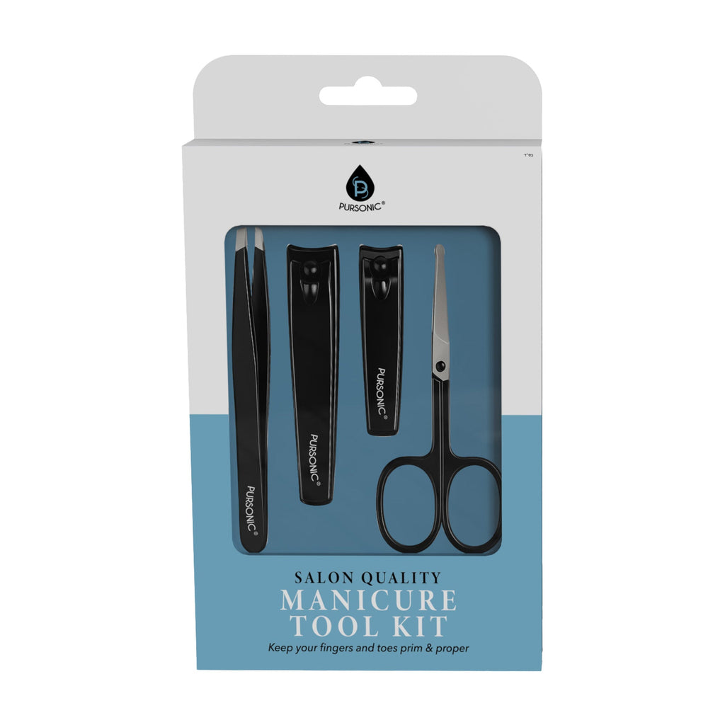 The Ultimate Professional Nail Care Duo: 4-Piece Precision Trimming Set and Professional Manicure & Pedicure Kit