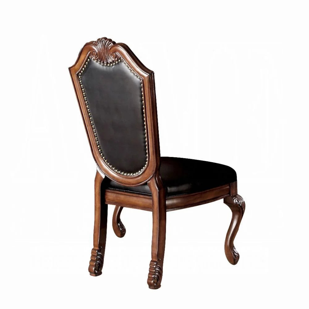 Cherry Finish Side Chair, Set of 2 Y56584