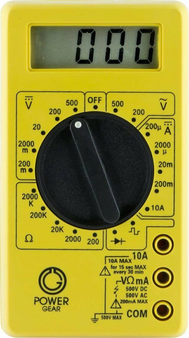 17 Range 6-Function Non-Recording Digital Multimeter H9901