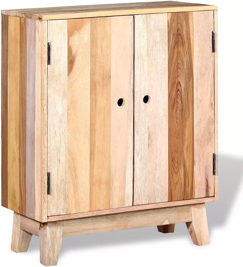 Industrial Wooden Storage Cabinet Sideboard Solid Reclaimed Wood I163