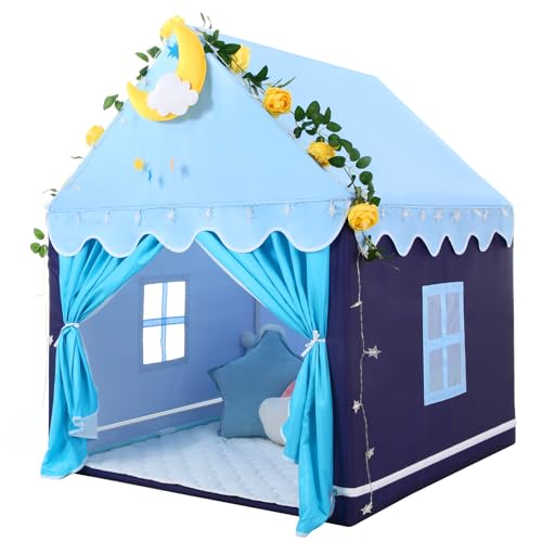 Pink Kid Tent with Mat and Star Lights C7552