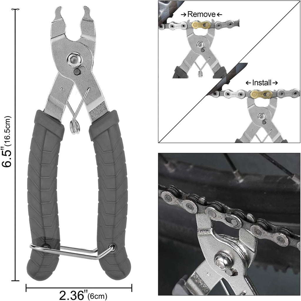 Bike Repair Chain Tool Set with Chain Checker and Link Plier X998929