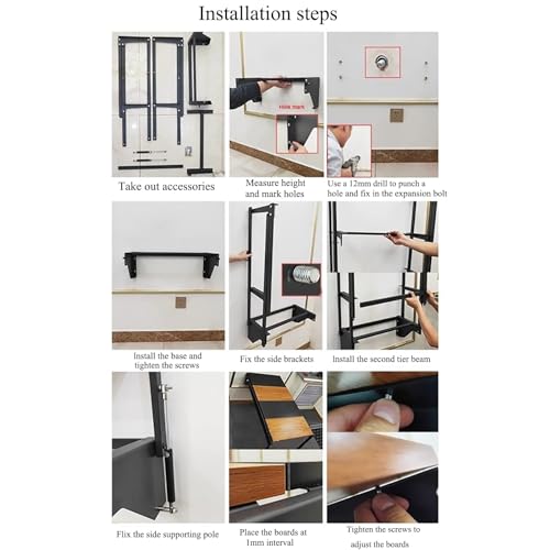 Wall-Mounted Drop-Leaf Table V108229