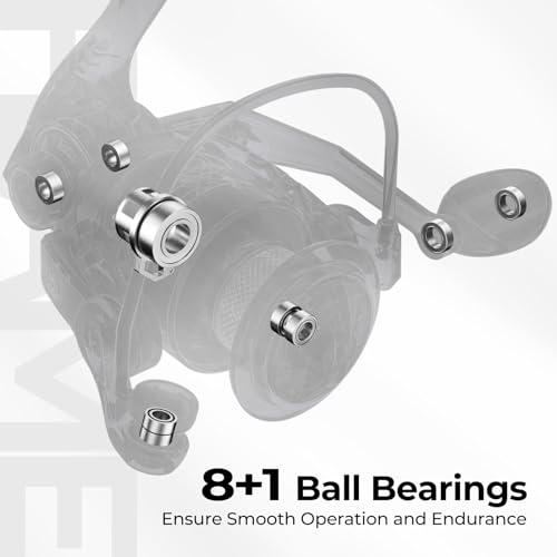 Lightweight 9+1BB Ultra Smooth Spinning Fishing Reels K5311