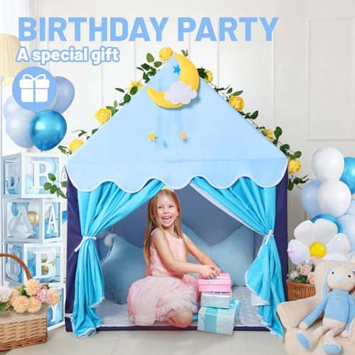 Pink Kid Tent with Mat and Star Lights C7552