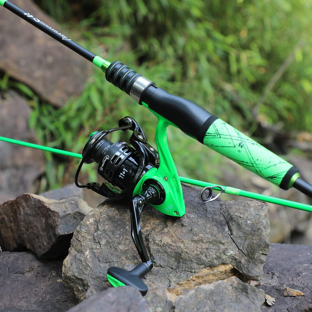 Bass Fishing Rod and Reel Spinning Combo F757745